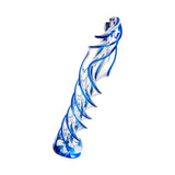 Sexus Glass Dildo Blue Helix 18.7 Centimeters > Glass > Dildos - Tophatter Daily Deals