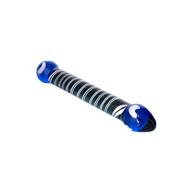 Sexus Glass Dildo Duo Blue 20cm Body Safe > Glass > Dildos - Tophatter Daily Deals