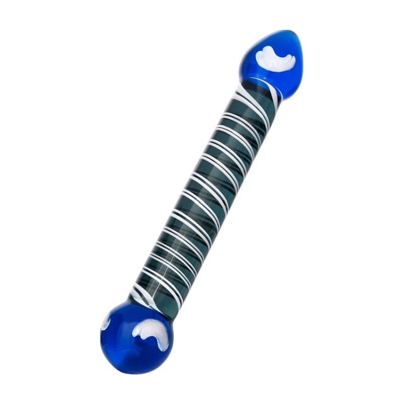 Sexus Glass Dildo Duo Blue 20cm Body Safe > Glass > Dildos - Tophatter Daily Deals