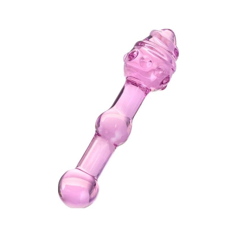 Sexus Glass Dildo Pink 17cm Elegant Design Body Safe > Glass > Dildos - Tophatter Daily Deals