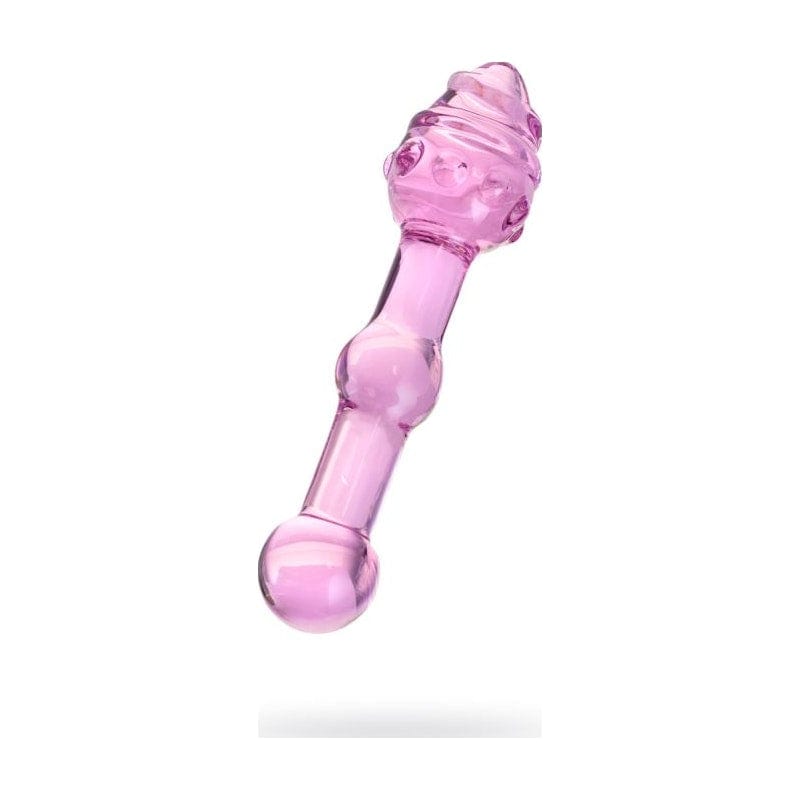 Sexus Glass Dildo Pink 17cm Elegant Design Body Safe > Glass > Dildos - Tophatter Daily Deals