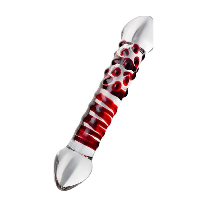 Sexus Glass Dildo Red Delight 19cm Elegant > Glass > Dildos - Tophatter Daily Deals