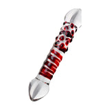 Sexus Glass Dildo Red Delight 19cm Elegant > Glass > Dildos - Tophatter Daily Deals
