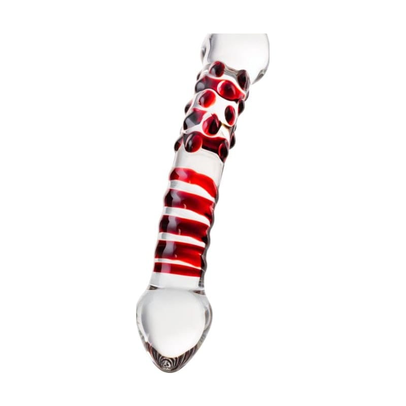 Sexus Glass Dildo Red Delight 19cm Elegant > Glass > Dildos - Tophatter Daily Deals
