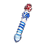 Sexus Glass Dildo in Blue and Red 20.5cm Elegant > Glass > Dildos - Tophatter Daily Deals