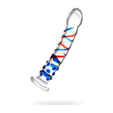 Sexus Glass Dildo with Blue Tip 18cm > Glass > Dildos - Tophatter Daily Deals
