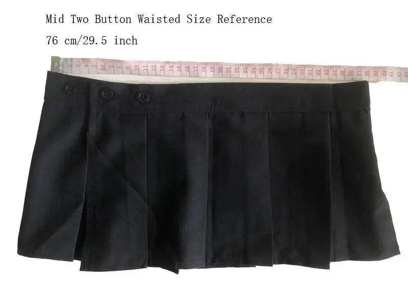 Sexy Adjustable Mini Skirt Black A-Line Pleated Skirt Low Rise Waist Ruffled Skirt Micro Mini Skirt Women's Club Wear Outfits - Tophatter Daily Deals