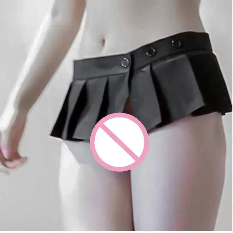 Sexy Adjustable Mini Skirt Black A-Line Pleated Skirt Low Rise Waist Ruffled Skirt Micro Mini Skirt Women's Club Wear Outfits - Tophatter Daily Deals