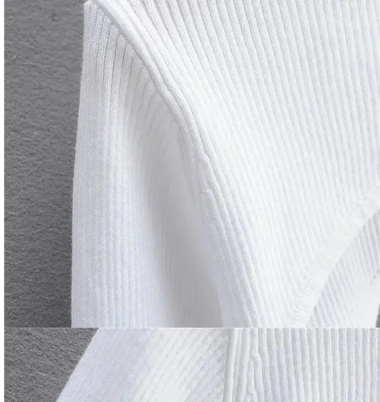 Sexy Elegant Super-Short Long Sleeve T-shirts Women's Cropped Top Ladies Solid Vintage Crop Top Spring Autumn Tees Female Blouse - Tophatter Daily Deals