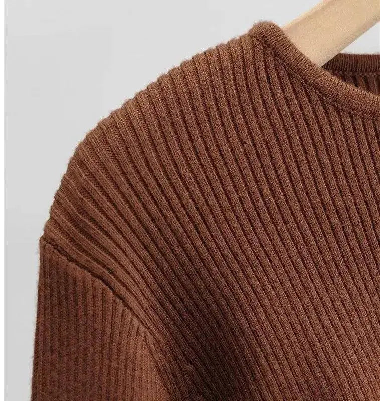 Sexy Elegant Super-Short Long Sleeve T-shirts Women's Cropped Top Ladies Solid Vintage Crop Top Spring Autumn Tees Female Blouse - Tophatter Daily Deals