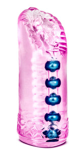 Sexy Pink Masturbator Sleeve with Soft Pleasure Pearls 5.5 Inch > Sex Toys For Men > Masturbators > Manual - Tophatter Daily Deals