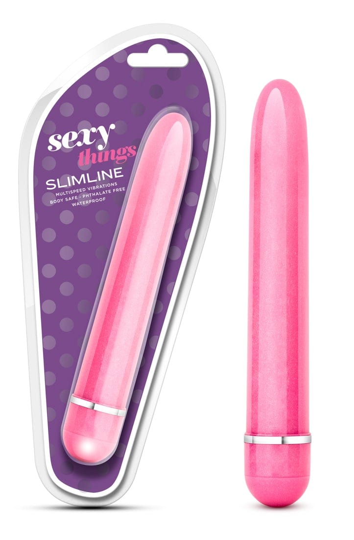 Sexy Things Slimline Vibe Pink 7 Inch Vibrator > Vibrators > Standard Vibrators - Tophatter Daily Deals