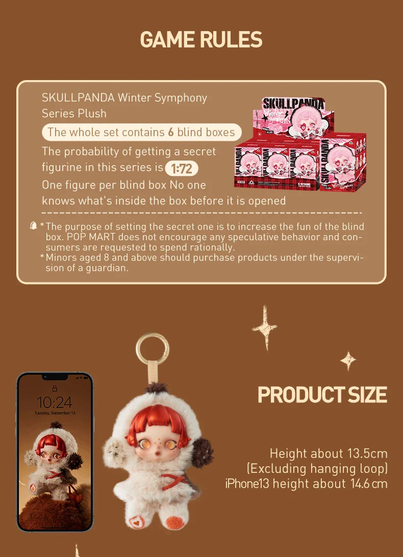 Genuine Pop Mart Skullpanda Winter Symphony Series Blind Box Anime - Tophatter Daily Deals