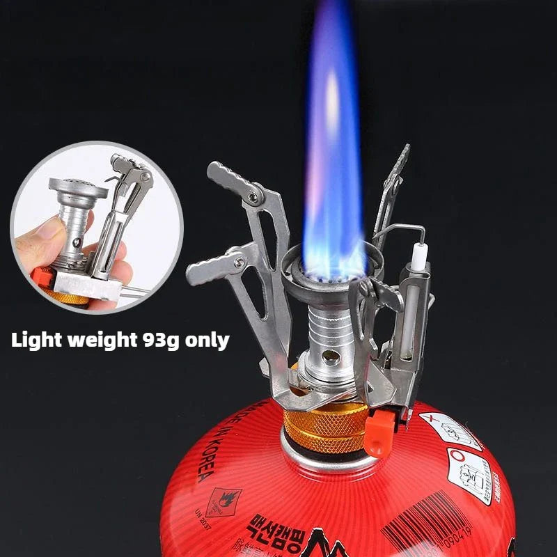 2PCS Mini Camping Gas Stove Orange Camp Cooking - Tophatter Daily Deals