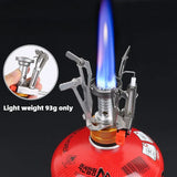 2PCS Mini Camping Gas Stove Orange Camp Cooking - Tophatter Daily Deals
