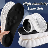 4D Massage Insoles Shock Absorbent Breathable Comfort Plantar Fascia Insole - Tophatter Daily Deals