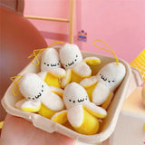 Kawaii Banana Plush Keyring Pendant Key Chain Ring Food - Tophatter Daily Deals