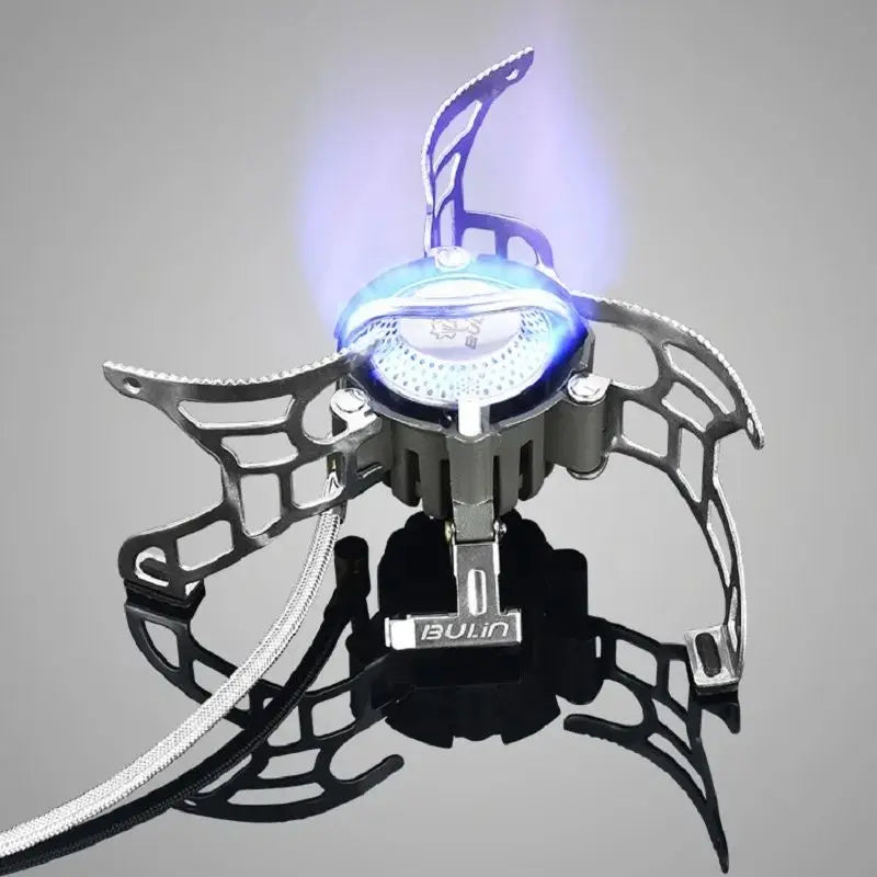 Camping Gas Stove 3500W Silver Camp Cooking - Tophatter Daily Deals