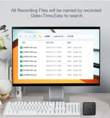 Mini Voice Recorder Clip On Magnetic Phone Dictaphone - Tophatter Daily Deals