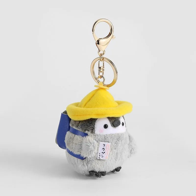 Bag Charm Penguin Keychain Blue x Yellow Animals - Tophatter Daily Deals