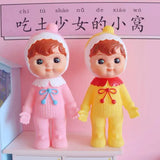 Classic Baby Girl Doll Cute Latex Rubber Baby Kids Office Decor Animals - Tophatter Daily Deals