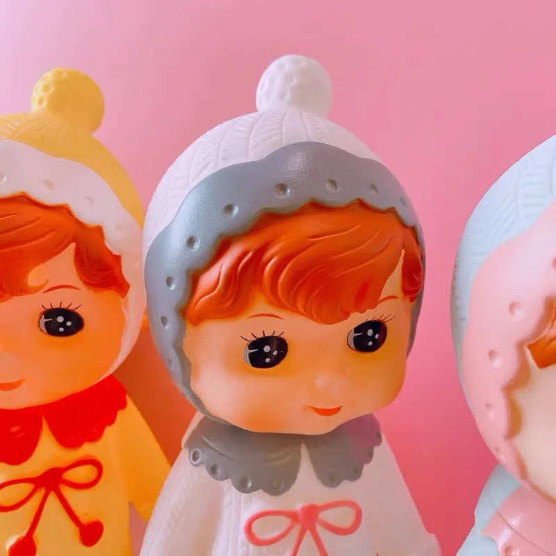 Classic Baby Girl Doll Cute Latex Rubber Baby Kids Office Decor Animals - Tophatter Daily Deals