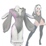 Soft Women's Knitted Bodysuit - Hooded Bunny Ears, Polyester - Tophatter Daily Deals