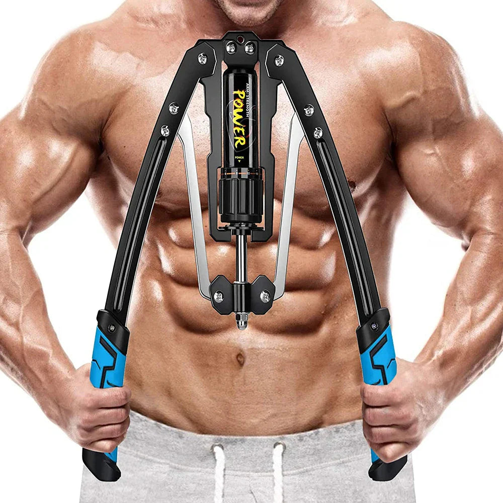 Adjustable Hydraulic Power Twister Blue Fitness - Tophatter Daily Deals