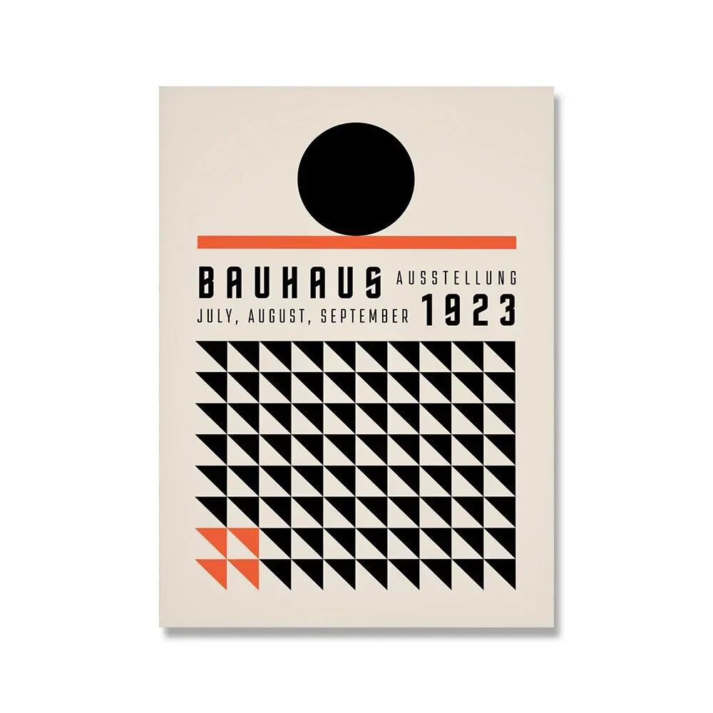 Bauhaus Canvas Wall Art Print Pink Quote Modern Nordic 10 - Tophatter Daily Deals