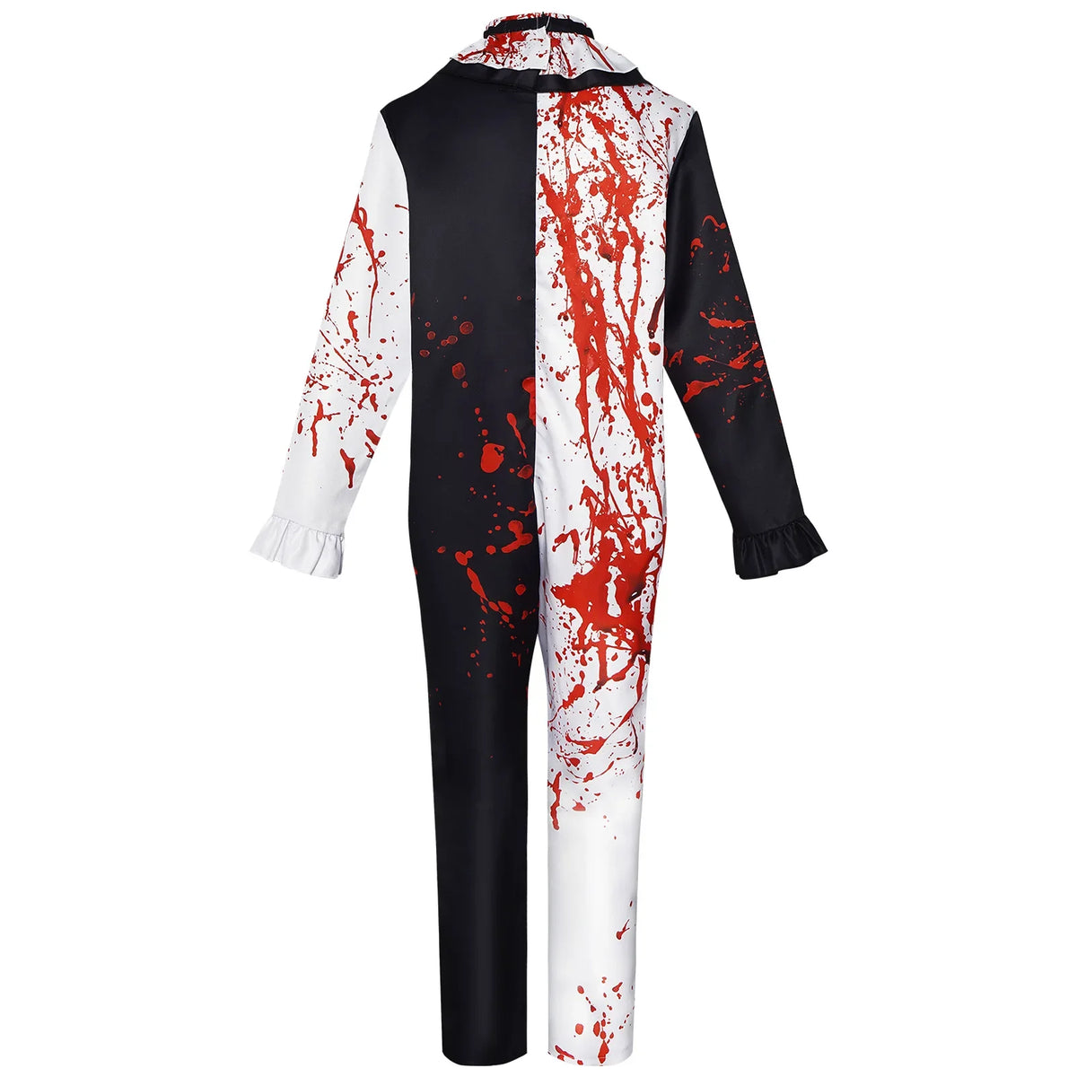 Clown Costume Bloody Jumpsuit Halloween 2025 Scary Party - Tophatter Daily Deals
