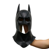 Black Batman Mask for Adults, High-Quality Latex Cowl for Halloween Cosplay and Costume Parties Costumes & Accessories - Tophatter Daily Deals