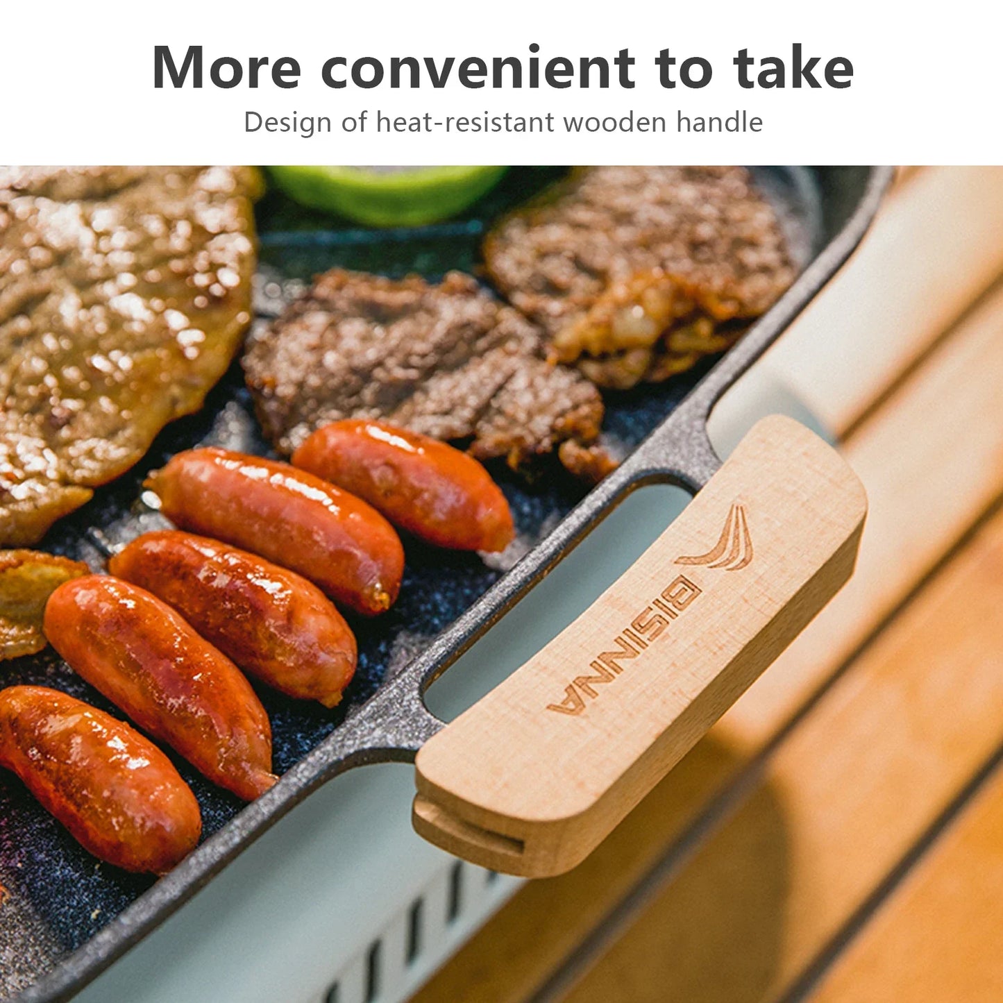 Square Camping BBQ Grill Pan Black Camp Cooking - Tophatter Daily Deals