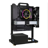 Open Frame Aluminum PC Case Rack EATX Water Cooling - Tophatter Daily Deals