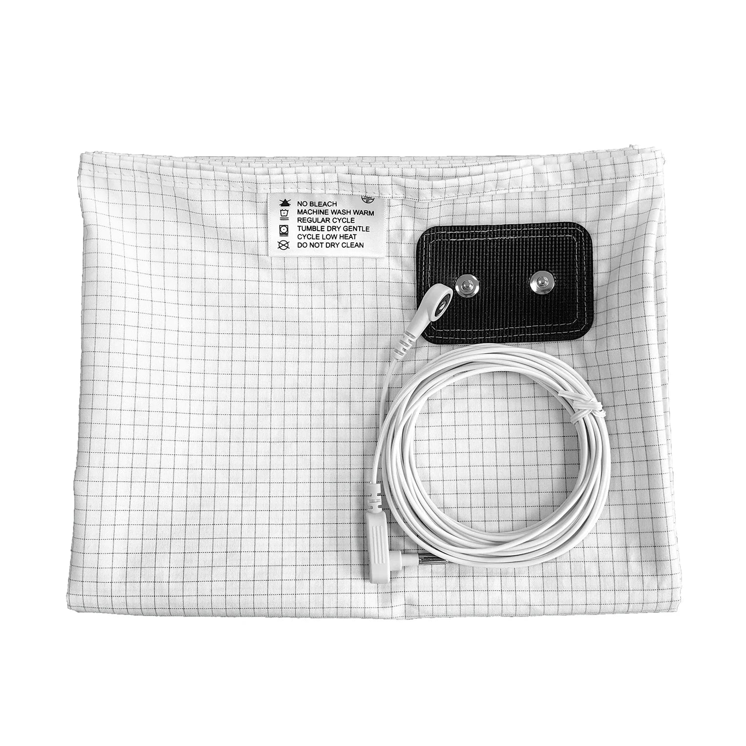 Silver Fiber Earthing Bedsheet Antistatic Conductive Cord White with AU plug - Tophatter Daily Deals