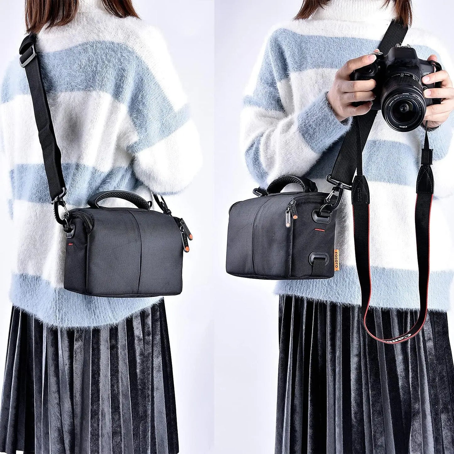 Waterproof Anti-Shock Digital Camera Bag Black Camera Bags & Cases - Tophatter Daily Deals