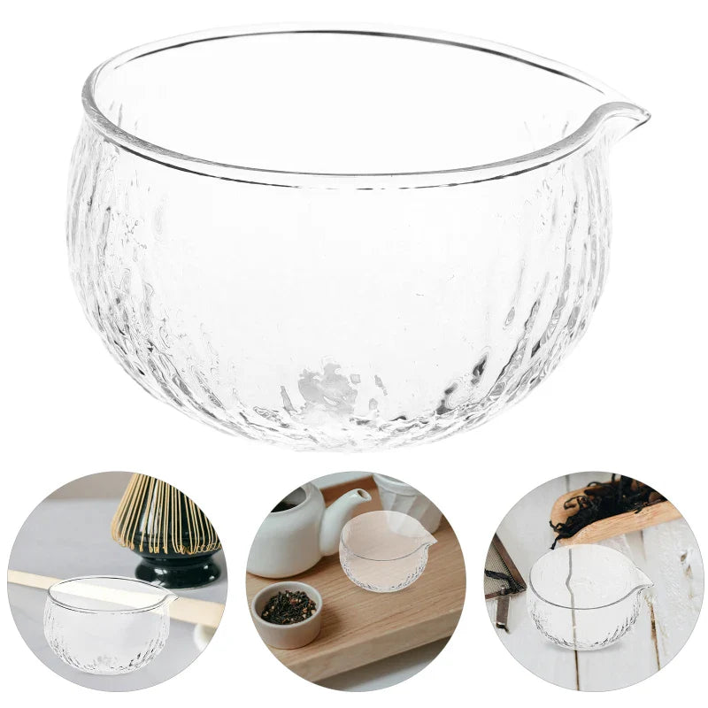 Matcha Bowl Glass Tea Set With Spout Japanese Ceremony - Tophatter Daily Deals