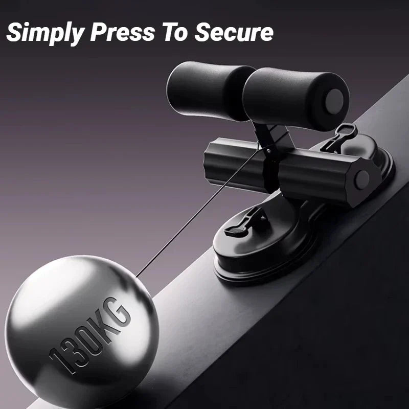 Sit-Up Bar with Suction Cup Black Fitness - Tophatter Daily Deals