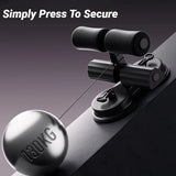 Sit-Up Bar with Suction Cup Black Fitness - Tophatter Daily Deals
