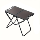 Folding Camping Table with Carry Handle Tripod Base Black Camp Furniture - Tophatter Daily Deals