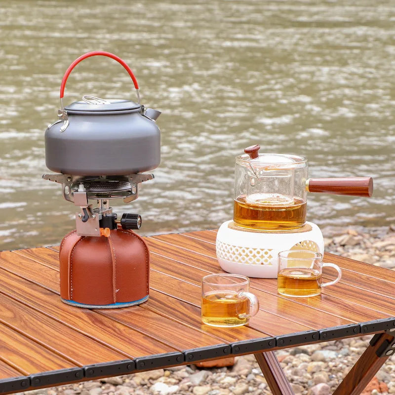 Ultralight Camping Gas Stove Head Silver Camp Cooking - Tophatter Daily Deals