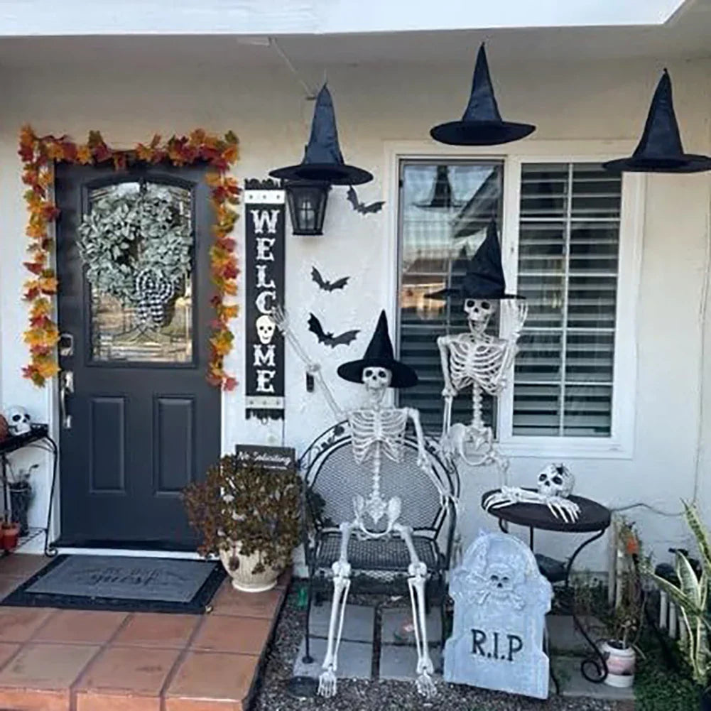 Witch Hats Hanging Decor Halloween Props Indoor Outdoor - Tophatter Daily Deals