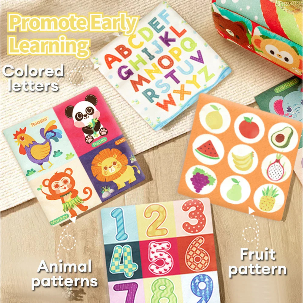 Montessori Cloth Tissue Box Toy Newborn Sensory Toys - Tophatter Daily Deals