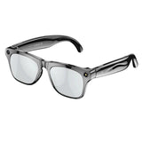 Smart AI Camera Glasses Bluetooth Call Voice Assistant Black A - Tophatter Daily Deals