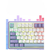 Mechanical Keyboard 87 Key Tri Mode RGB Hot Swappable - Tophatter Daily Deals