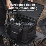 15L Tactical Camping Storage Organizer Black Duffel Bags - Tophatter Daily Deals