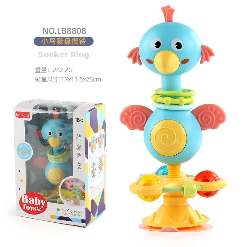 Baby Soothing Rattle Suction Cup Newborn Sensory Toys LB8808 - Tophatter Daily Deals