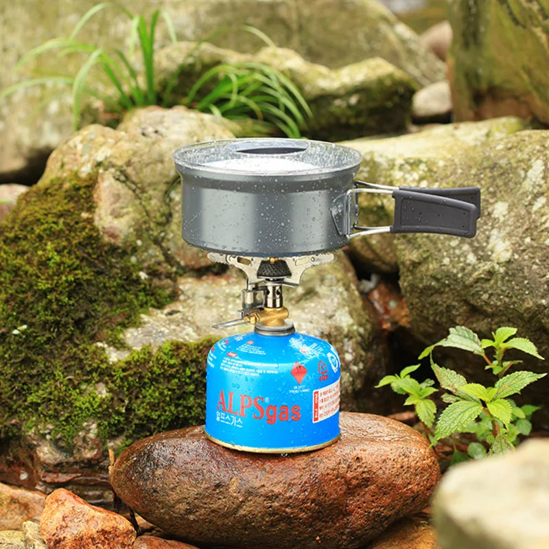 1940W Camping Gas Stove Silver Camp Cooking - Tophatter Daily Deals