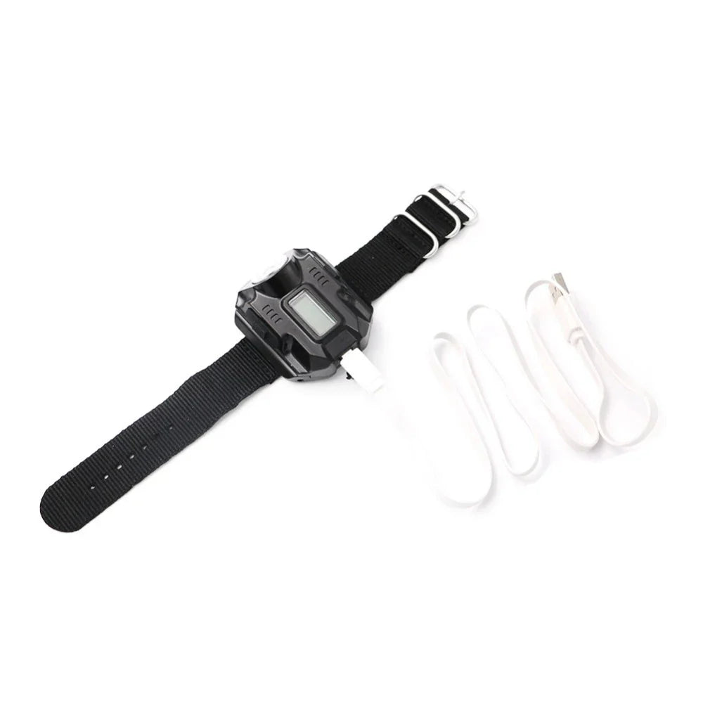 Portable Wrist Light USB Rechargeable Tactical LED Handsfree - Tophatter Daily Deals