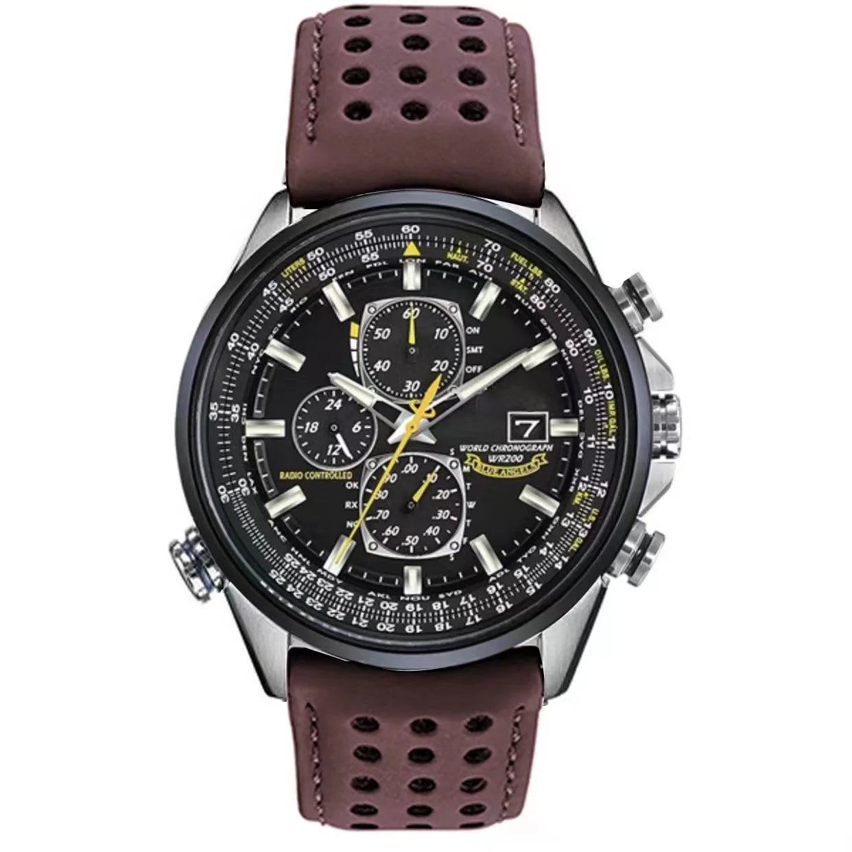 Men's Quartz Watch Waterproof Stainless Steel (Coffee) Watches - Tophatter Daily Deals