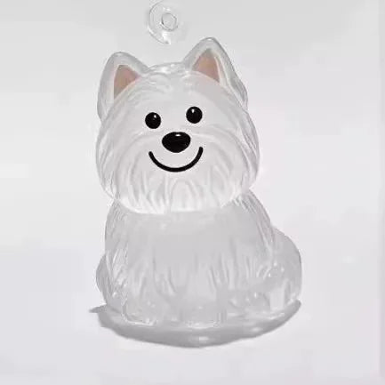 Dog Hair Keepsake Keychain Pendant Clear Resin Charm 1 - Tophatter Daily Deals